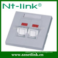 86 Type RJ45 Dual Port Faceplate